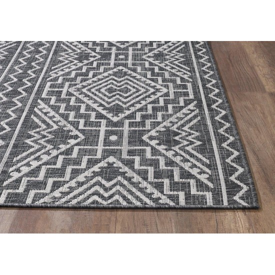 Provo Black Quinn 3'3" x 4'11" Rug