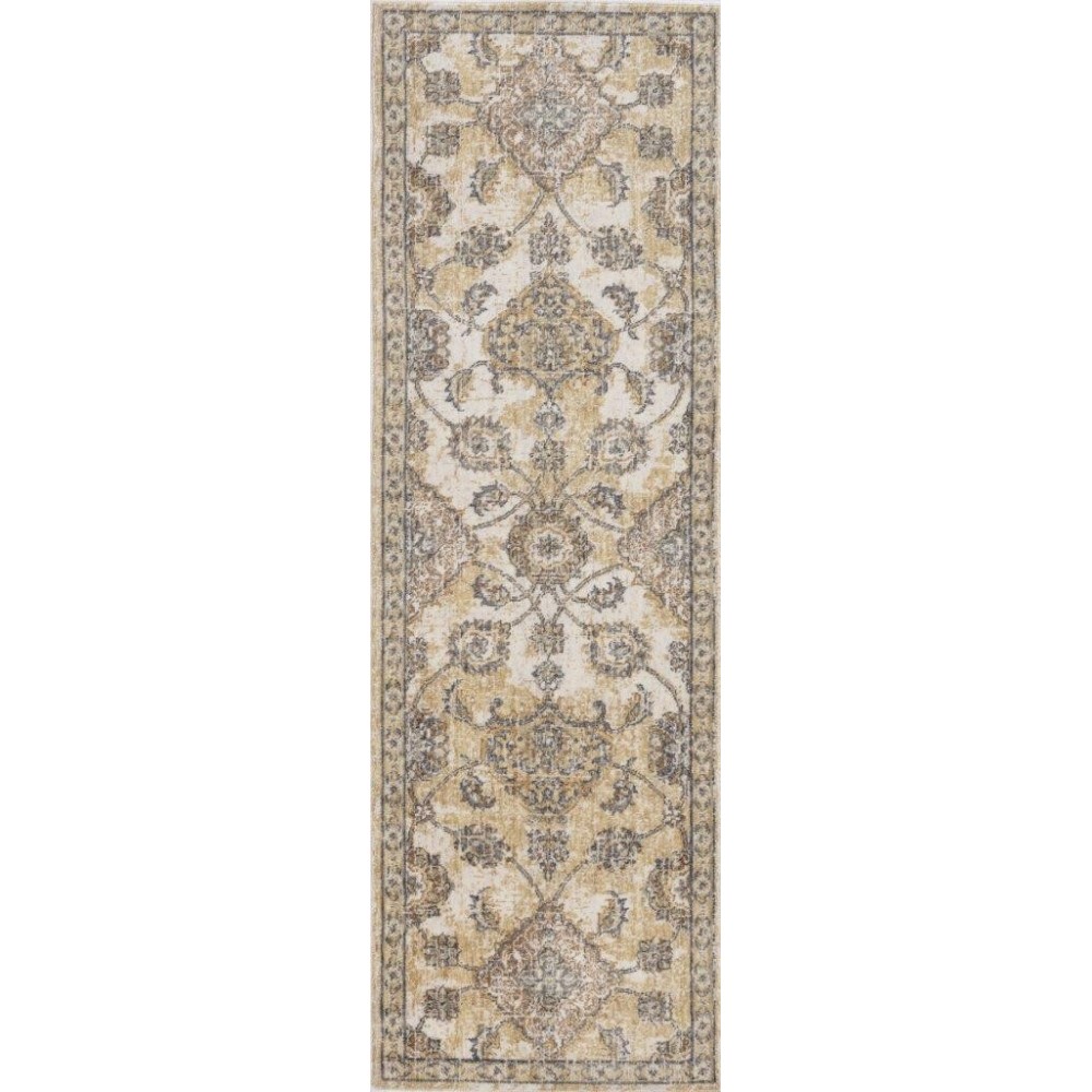 Ria Ivory Sand Sofia 2'3" x 7'6" Runner Rug