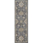 Ria Slate Grey Sofia 2'3" x 7'6" Runner Rug