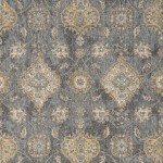 Ria Slate Grey Sofia 2'3" x 7'6" Runner Rug