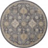 Ria Slate Grey Sofia 9' Round Rug