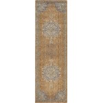 Ria Coffee Elegance 2'3" x 7'6" Runner Rug