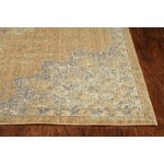 Ria Coffee Elegance 2'3" x 7'6" Runner Rug