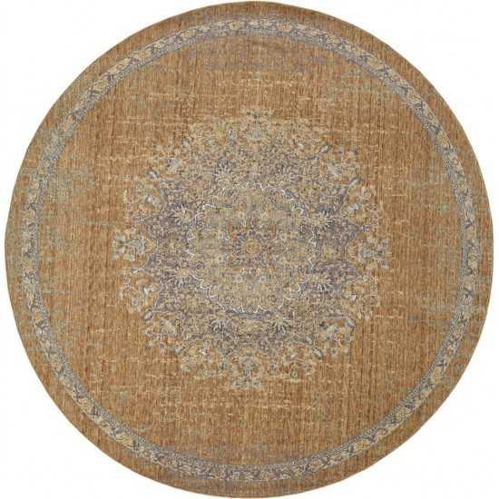 Ria Coffee Elegance 9' Round Rug