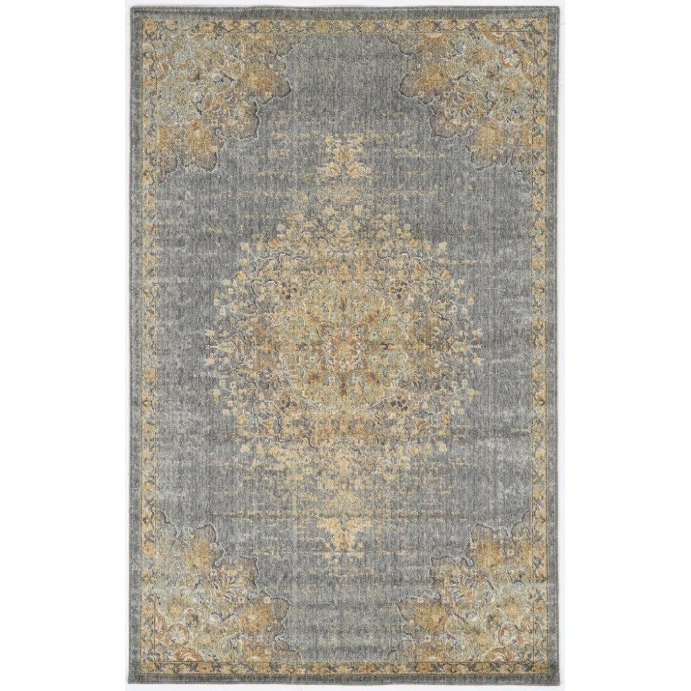 Ria Slate Grey Elegance 2'3" x 3'3" Rug