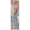 Roxy Blue/Red Mirage 2' x 7' Runner Rug