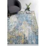 Roxy Blue/Gold Mirage 2' x 7' Runner Rug