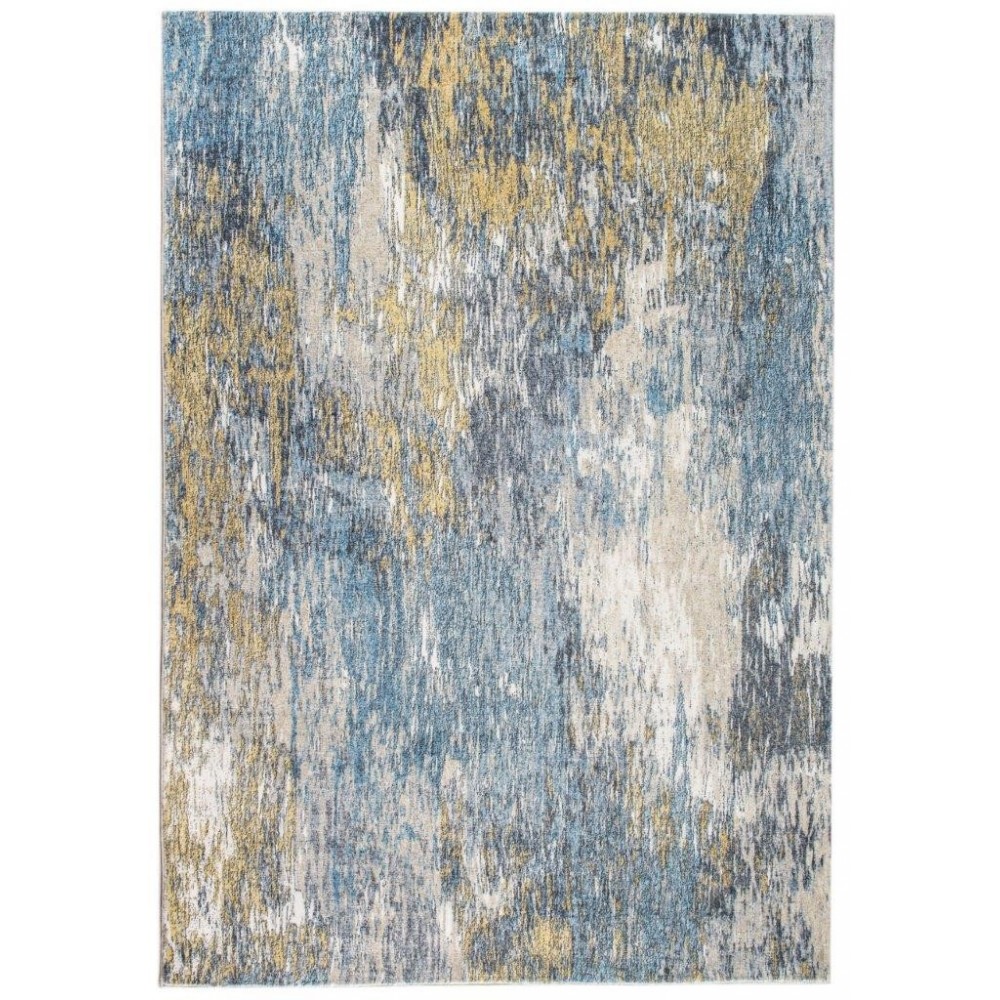 Roxy Blue/Gold Mirage 5' x 7'6" Rug