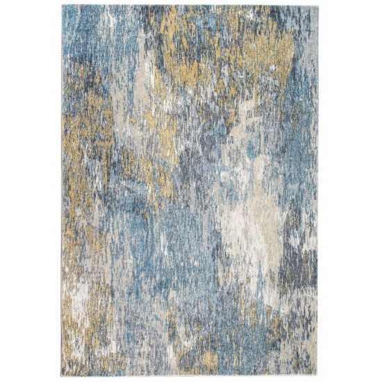 Roxy Blue/Gold Mirage 6' x 9' Rug