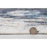 Roxy Blue/Gold Mirage 7'6" x 10' Rug