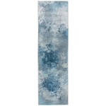 Roxy Blue Nebula 2' x 7' Runner Rug