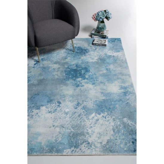 Roxy Blue Nebula 2' x 7' Runner Rug