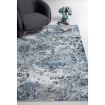 Roxy Grey/Blue Galaxy 5' x 7'6" Rug