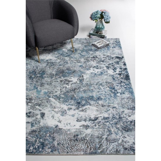 Roxy Grey/Blue Galaxy 6' x 9' Rug