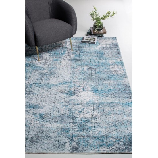 Roxy Blue/Grey Genesis 2' x 7' Runner Rug