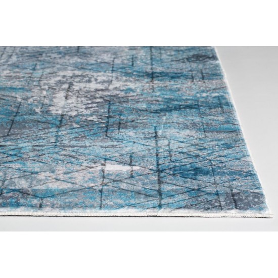 Roxy Blue/Grey Genesis 7'6" x 10' Rug