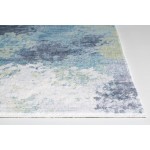 Roxy Blue/Yellow Nebula 2' x 7' Runner Rug