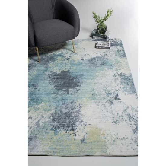 Roxy Blue/Yellow Nebula 5' x 7'6" Rug