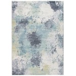 Roxy Blue/Yellow Nebula 7\'6" x 10\' Rug