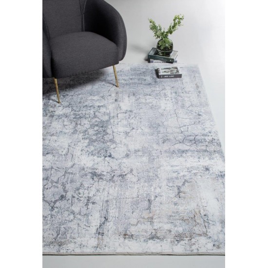 Roxy Grey Tranquility 2' x 7' Runner Rug