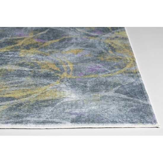 Roxy Grey/Gold Visions 2' x 7' Runner Rug