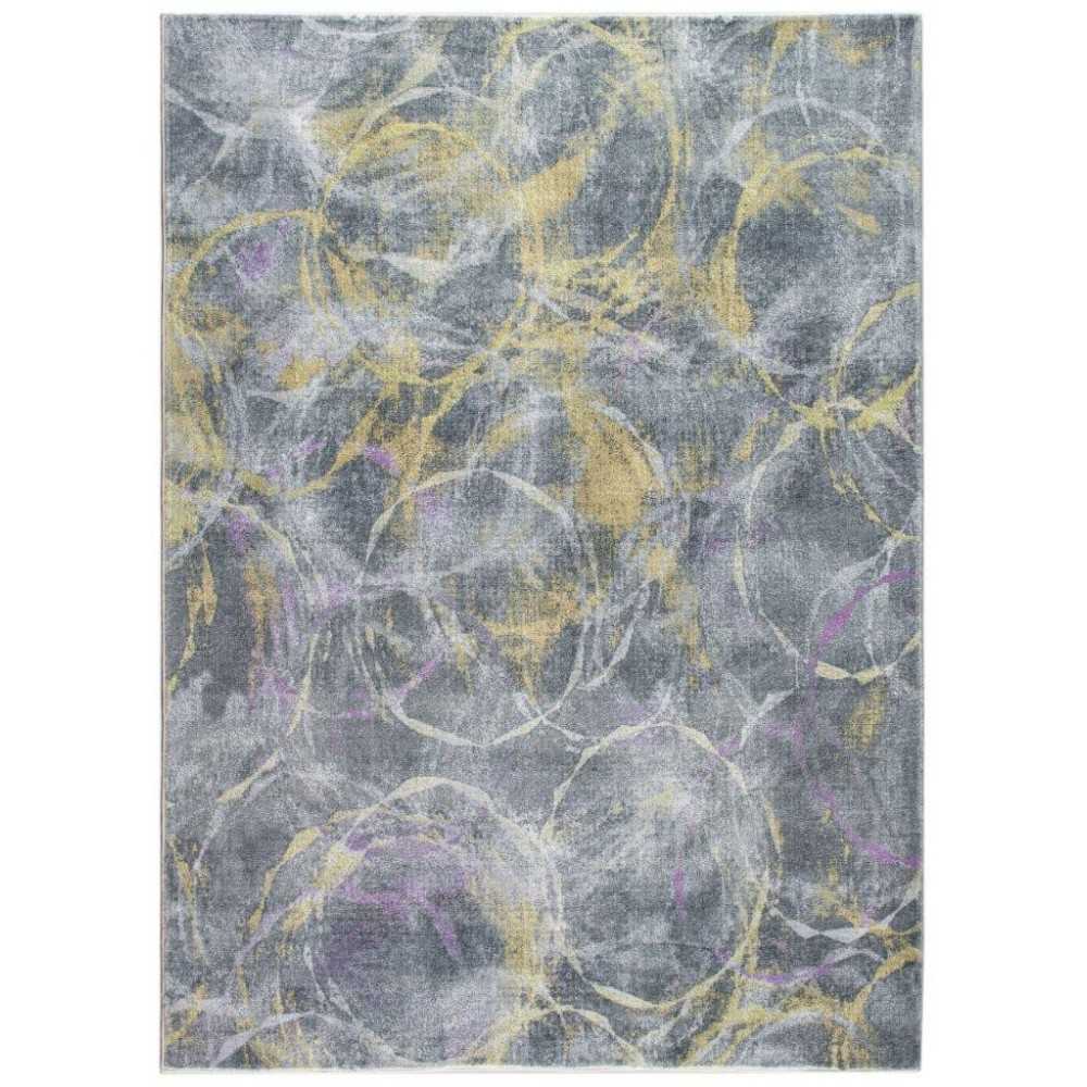 Roxy Grey/Gold Visions 6' x 9' Rug