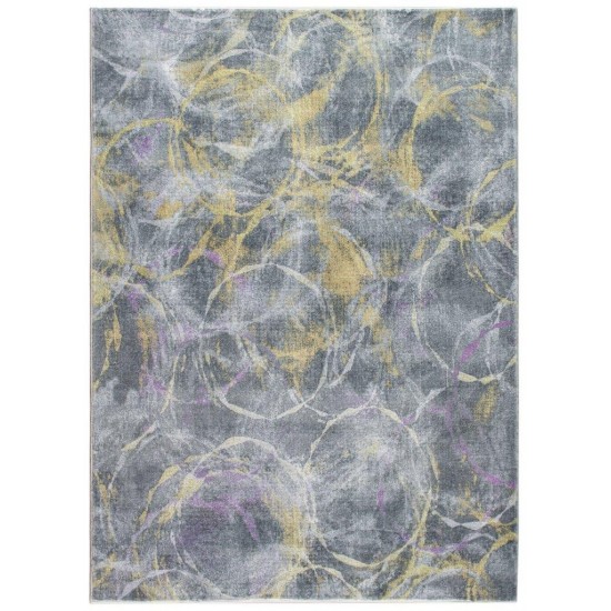 Roxy Grey/Gold Visions 7'6" x 10' Rug