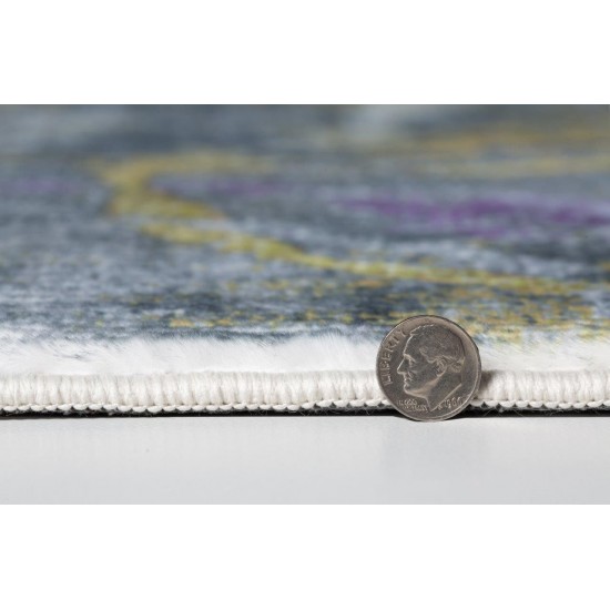 Roxy Grey/Gold Visions 7'6" x 10' Rug