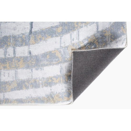 Roxy Grey/Gold Palette 6' x 9' Rug