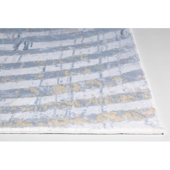 Roxy Grey/Gold Palette 7'6" x 10' Rug