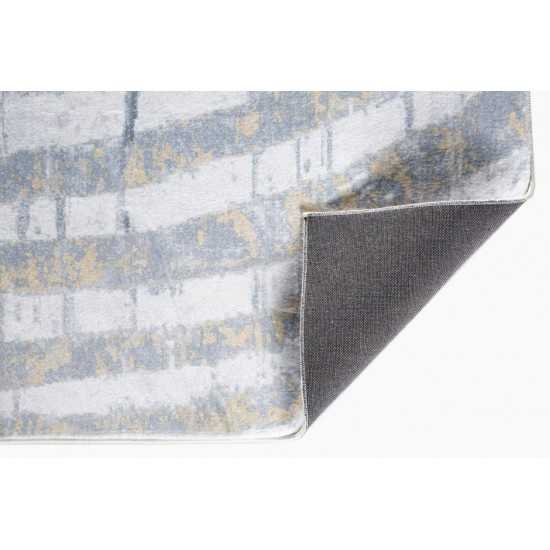 Roxy Grey/Gold Palette 7'6" x 10' Rug