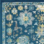 Skyline Teal Mackenzie 2' x 7' Runner Rug