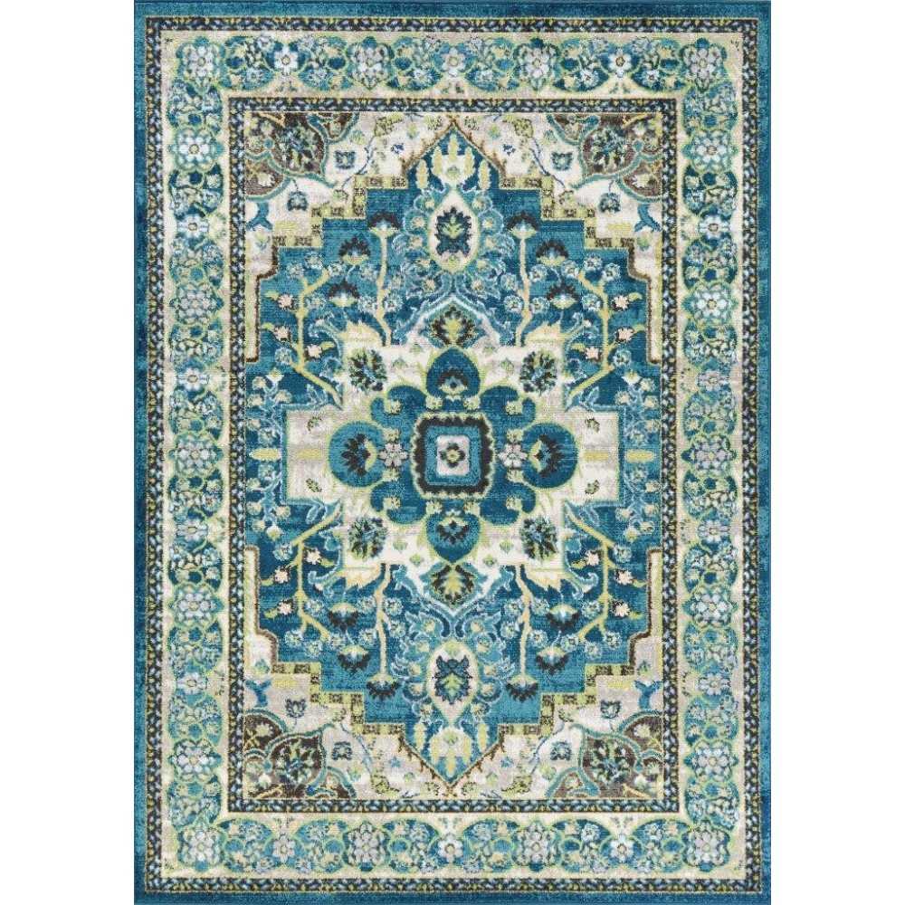 Skyline Teal Alana 2' x 7' Runner Rug