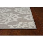 Skyline Grey/Ivory Flora 5'3"X 7'7" Rug