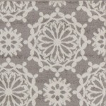 Skyline Grey/Ivory Flora 5'3"X 7'7" Rug