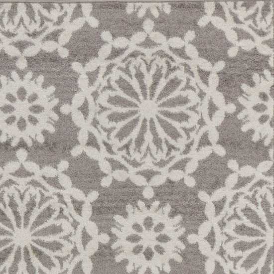 Skyline Grey/Ivory Flora 5'3"X 7'7" Rug