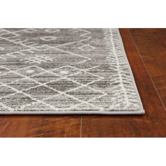 Skyline Grey Escape 2' x 7' Runner Rug