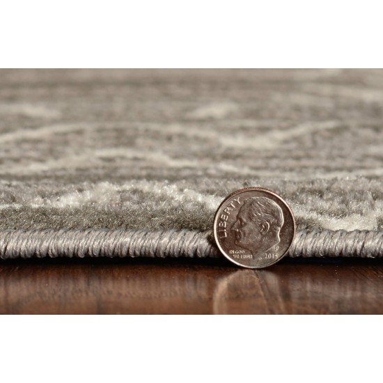 Skyline Grey Escape 2' x 7' Runner Rug