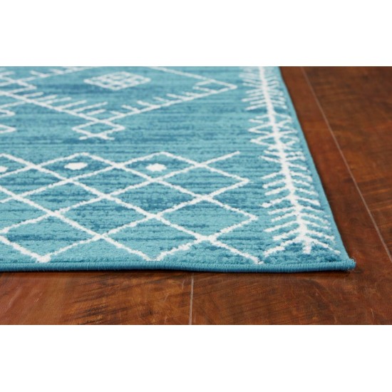 Skyline Ocean Blue Escape 5'3"X 7'7" Rug