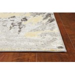 Skyline Grey Watercolors 2' x 7' Runner Rug