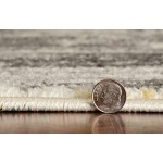 Skyline Grey Watercolors 2' x 7' Runner Rug