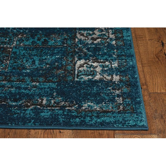 Skyline Teal Elliott 2' x 7' Runner Rug