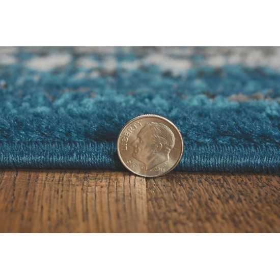 Skyline Teal Elliott 5'3"X 7'7" Rug