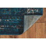 Skyline Teal Elliott 5'3"X 7'7" Rug