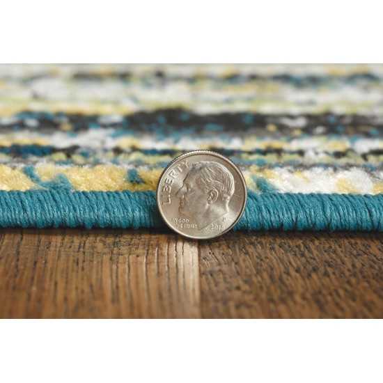 Skyline Grey Costa 2' x 7' Runner Rug