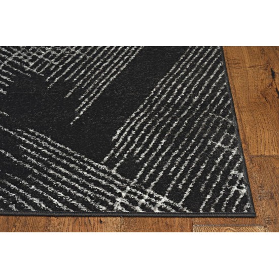 Skyline Grey Illusion 2' x 7' Runner Rug