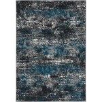 Skyline Grey/Blue Abode 5'3"X 7'7" Rug