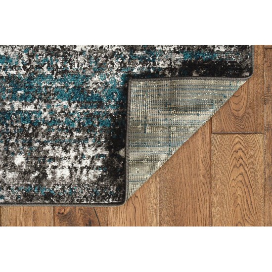 Skyline Grey/Blue Abode 5'3"X 7'7" Rug