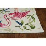 Sonesta Ivory/Pink Flamingo 20" x 30" Rug