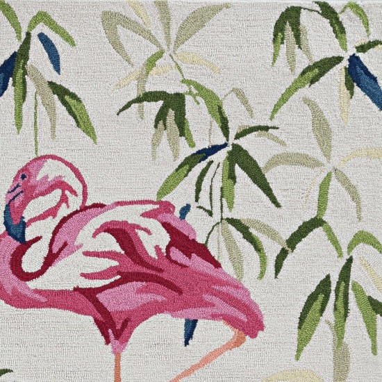 Sonesta Ivory/Pink Flamingo 20" x 30" Rug